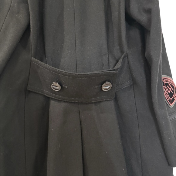 Coach wool Military Patch Naval Pea Coat NWOT - Picture 9 of 16